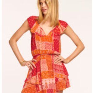 Ramy Brook NWT Mittie Smocked Mini Dress, Med